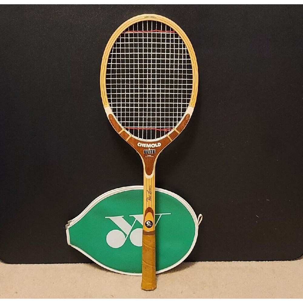 VTG Chemold Elite Tennis Badminton Racquet Bamboo Wood Rod Laver Racket 807046